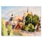 Designart - View of Old Polish City In Nature - Traditional Canvas Wall Art Print